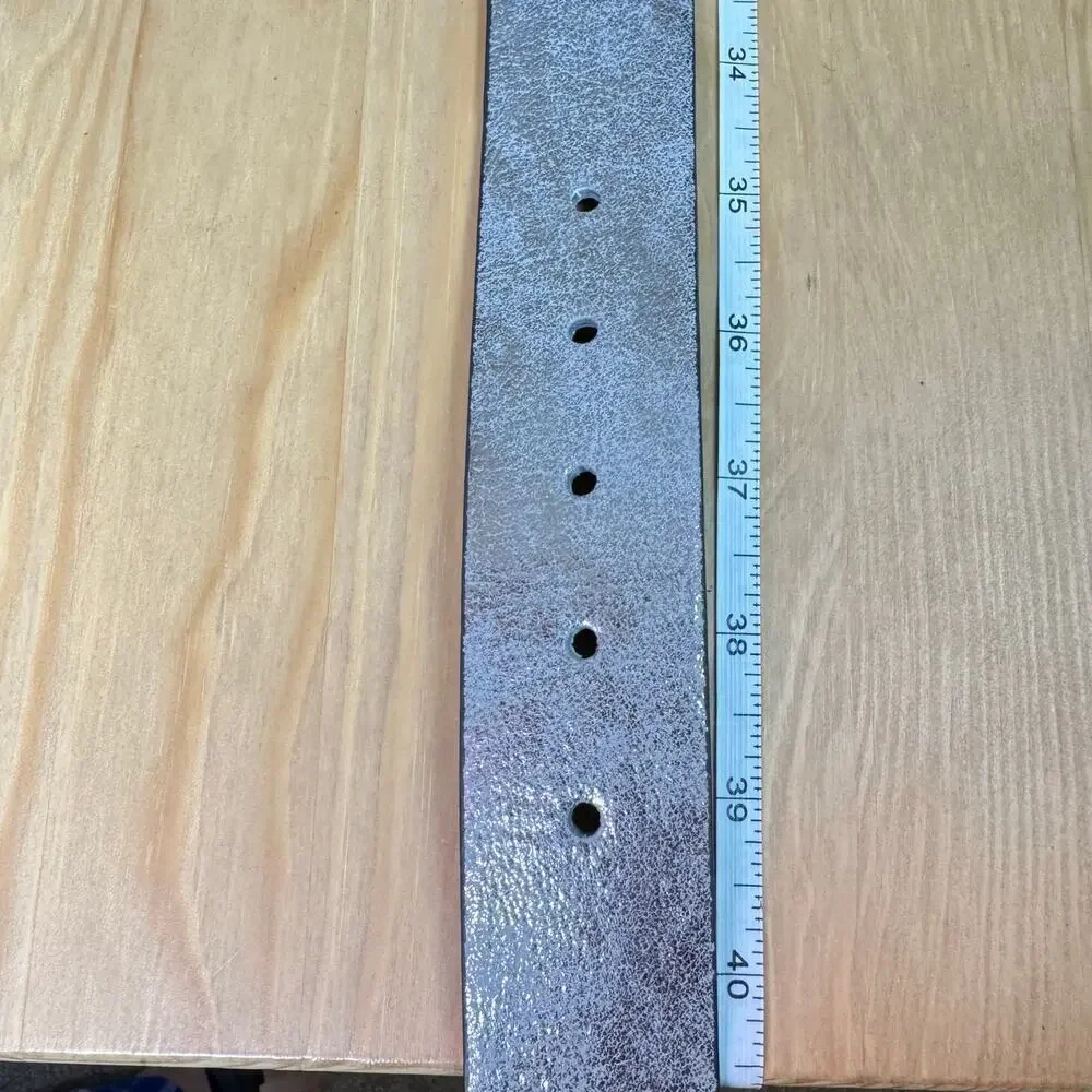 Calvin Klein Women’s Belt Studded Silver Vegan Leather Medium 90s 80s Grunge